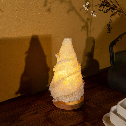Loofah Table Lamp with Reading Light--Bamboo Shoot Shape